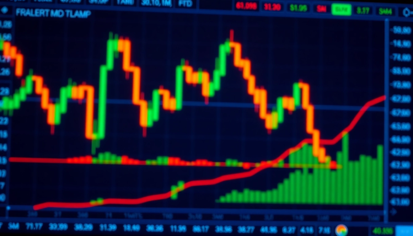 Trading view platform showcasing live market charts and trading tools for investors and traders